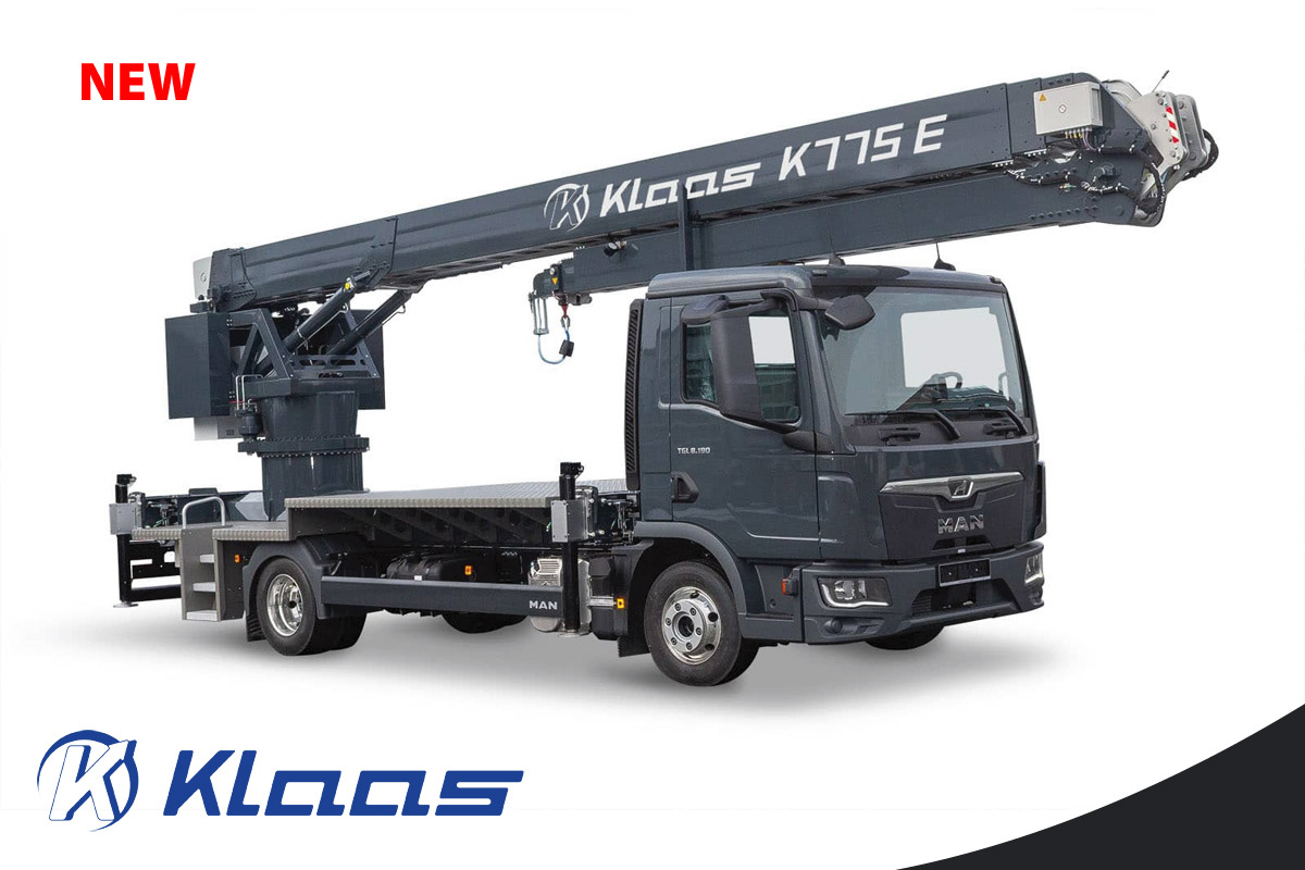 Grue alu sur camion Klaas 760